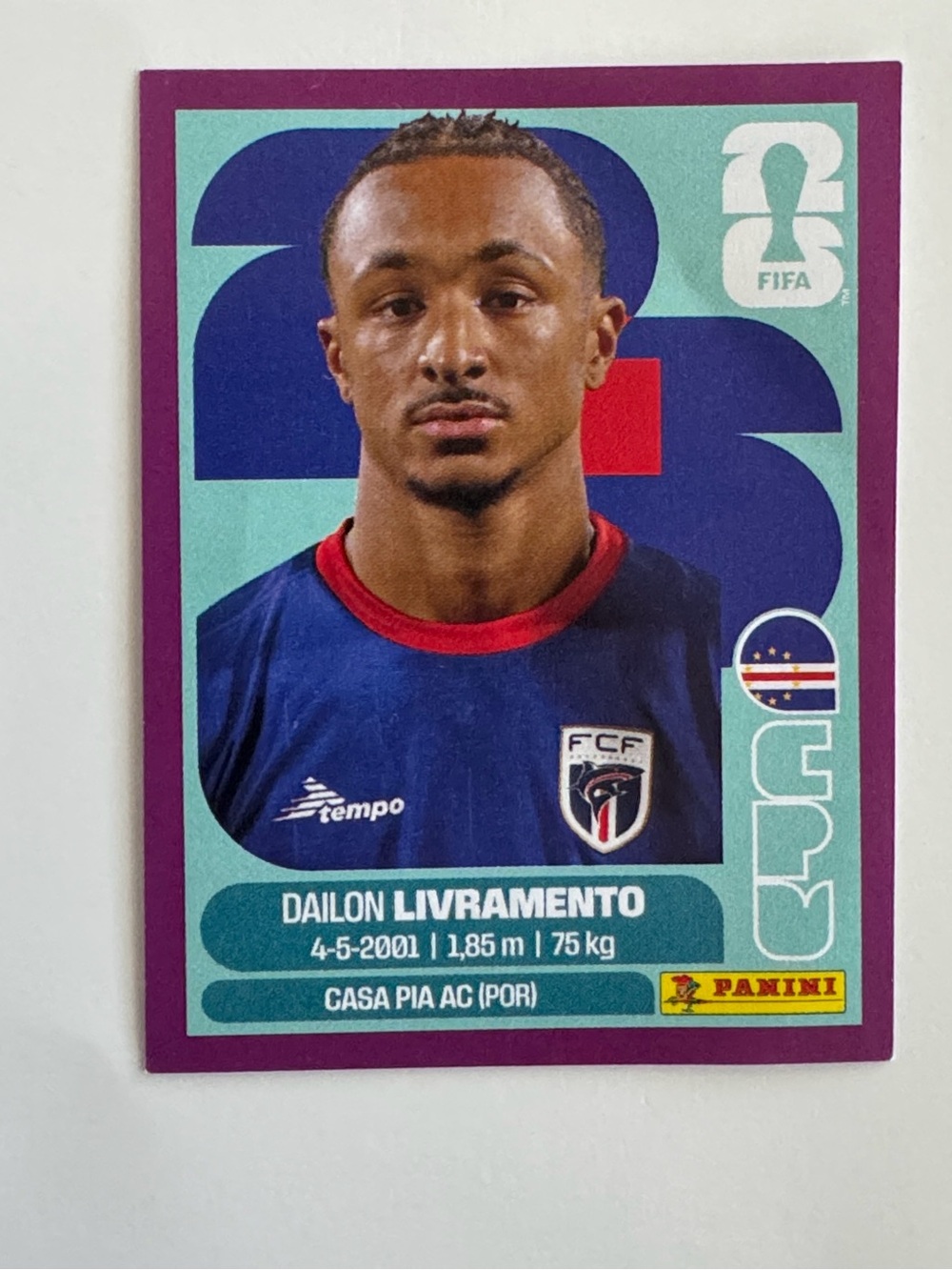 Panini FIFA World Cup 2026 Sticker - Purple border